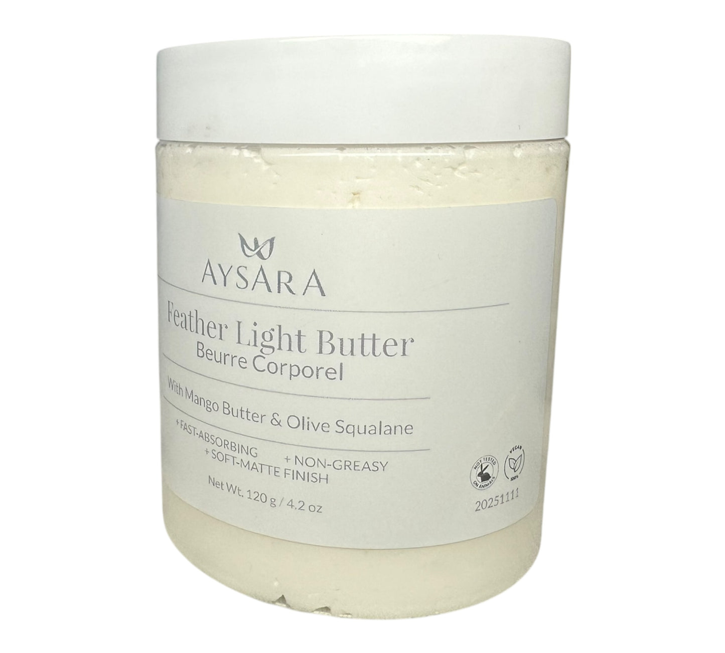 AYSARA Feather Light Luxury Whipped Mango Body Butter