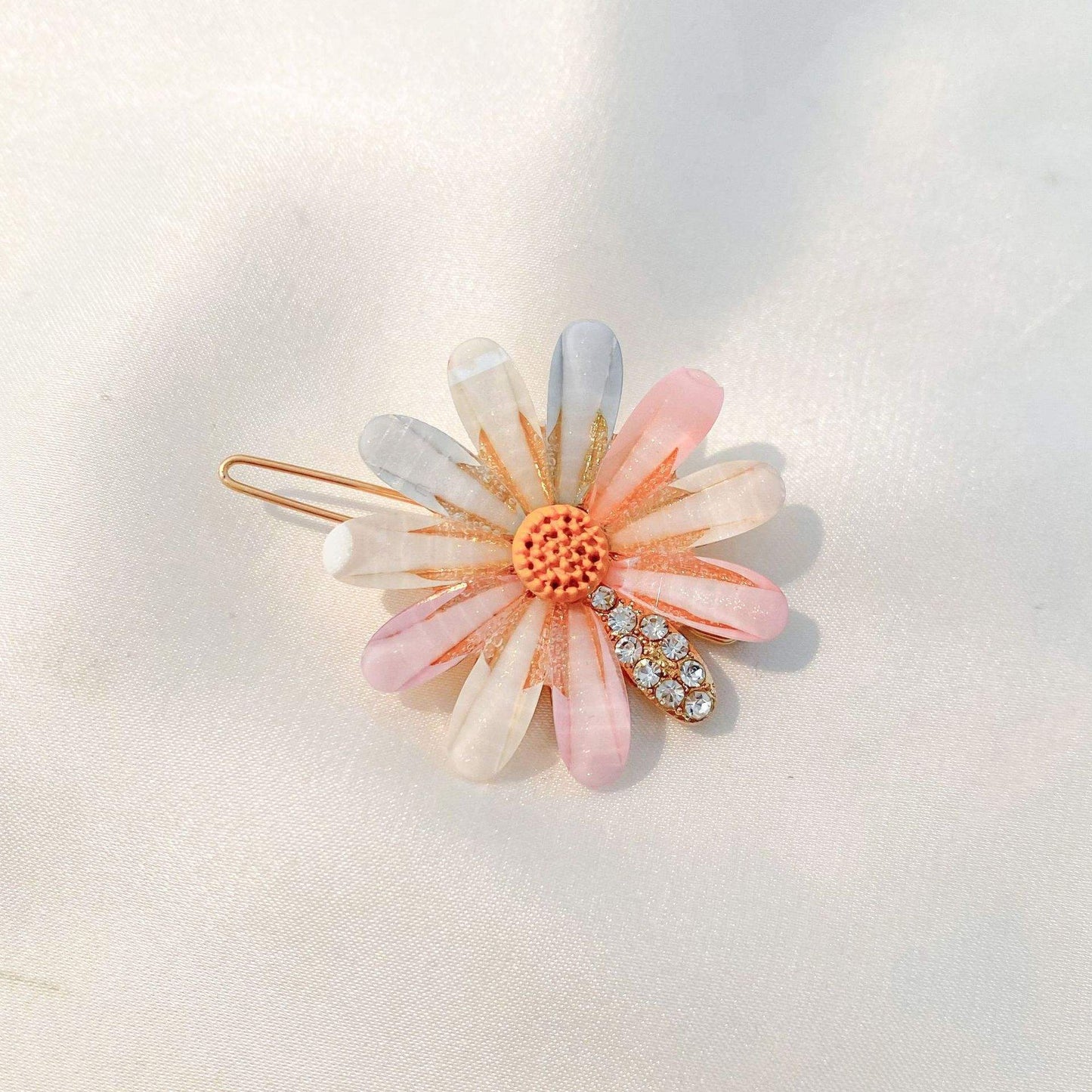4 Pcs Hair Pins, Handmade Hair Accessories Rhinestone and Pearl Hair Clips