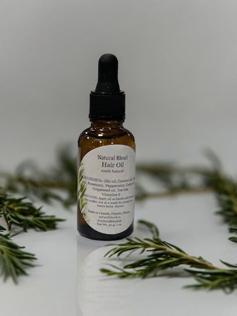 Botanical Hair Oil with Rosemary & Peppermint