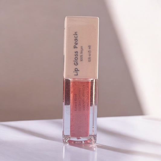 Vegan Lip Gloss- Peach