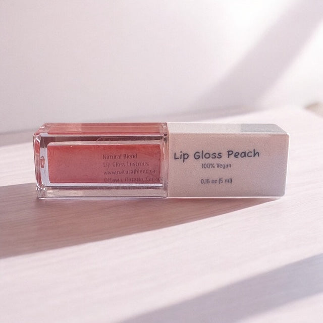 Vegan Lip Gloss- Peach