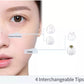 New WiFi Pore Cleanser with 5MP HD CAMERA, Acne Pimple Extractor Vacuum Visual 4 Head Facial Blackhead Acne Remover, Grease Pore Cleaning Machine, USB Rechargeable Blackhead removal tool for iPhone, Android, PC White