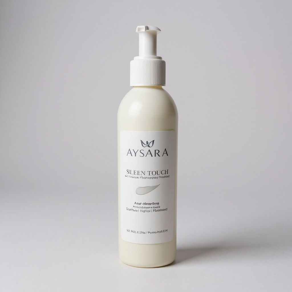 Aysara Squalane and Panthenol moisturizer in a glass jar, featuring a plant-based formula with Jojoba and Shea Butter for healthy skin barrier support