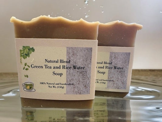 Green Tea and Rice water Soap Bar